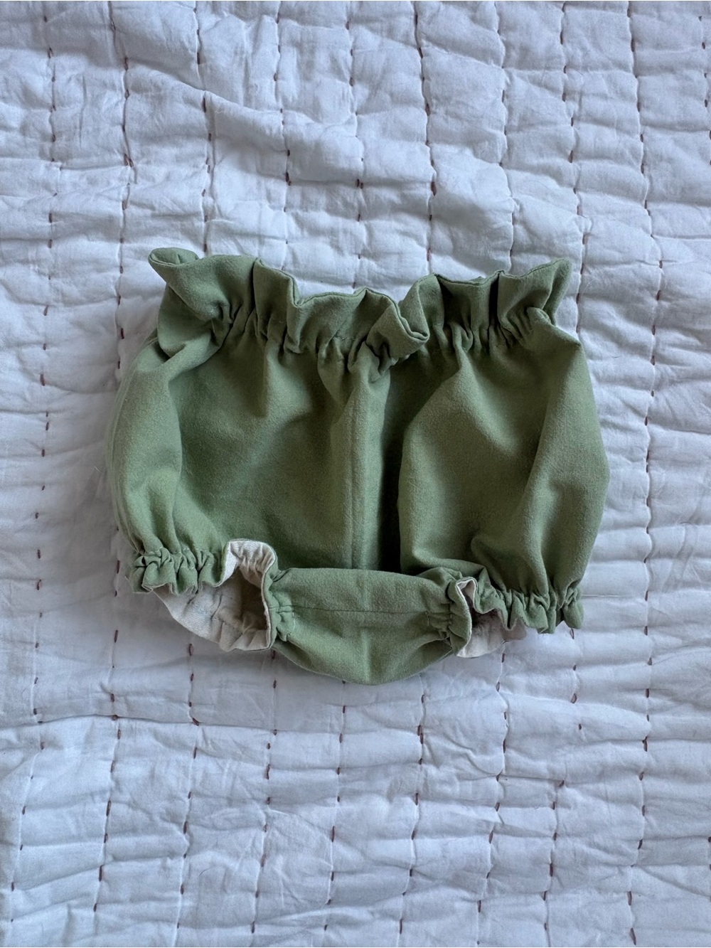 Green Ruffle Baby Bloomers - Kids Accessories